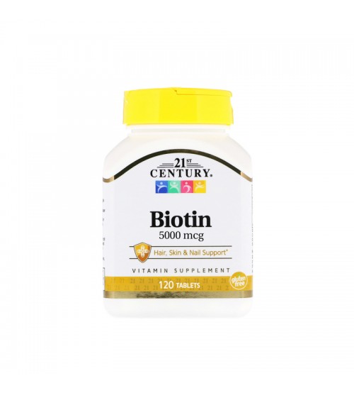 Биотин 21st Century Biotin 5000mcg 110caps